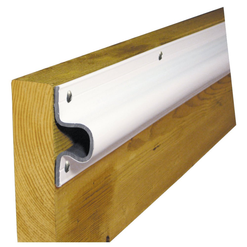 Dock Edge "C" Guard Economy PVC Profiles 10ft Roll - White [1132-F] - Houseboatparts.com