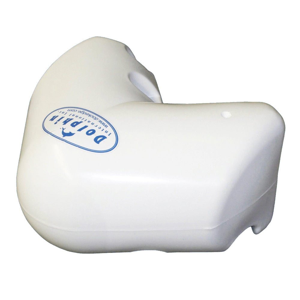 Dock Edge Dolphin Dockside Bumper 12 x 12 Corner - White [1064-W-F] - Houseboatparts.com