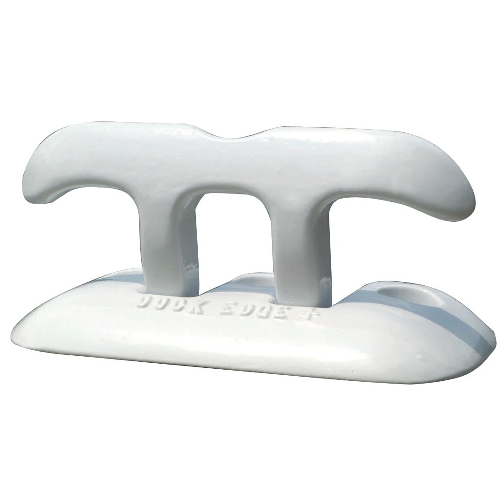 Dock Edge Flip Up Dock Cleat 8" - White [2608W-F] - Houseboatparts.com