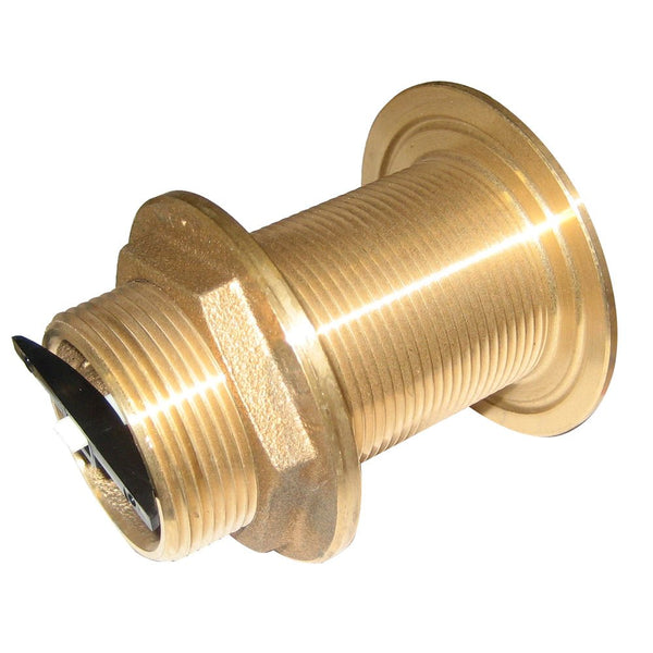 Perko 1-1/2" Thru-Hull Fitting w/Pipe Thread Bronze MADE IN THE USA [0322DP8PLB] - Houseboatparts.com