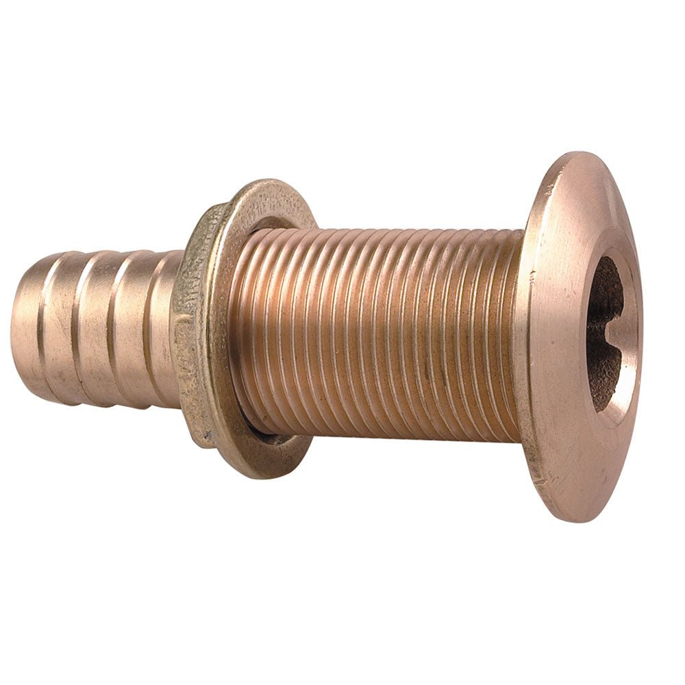 Perko 5/8" Thru-Hull Fitting f/ Hose Bronze MADE IN THE USA [0350004DPP] - Houseboatparts.com