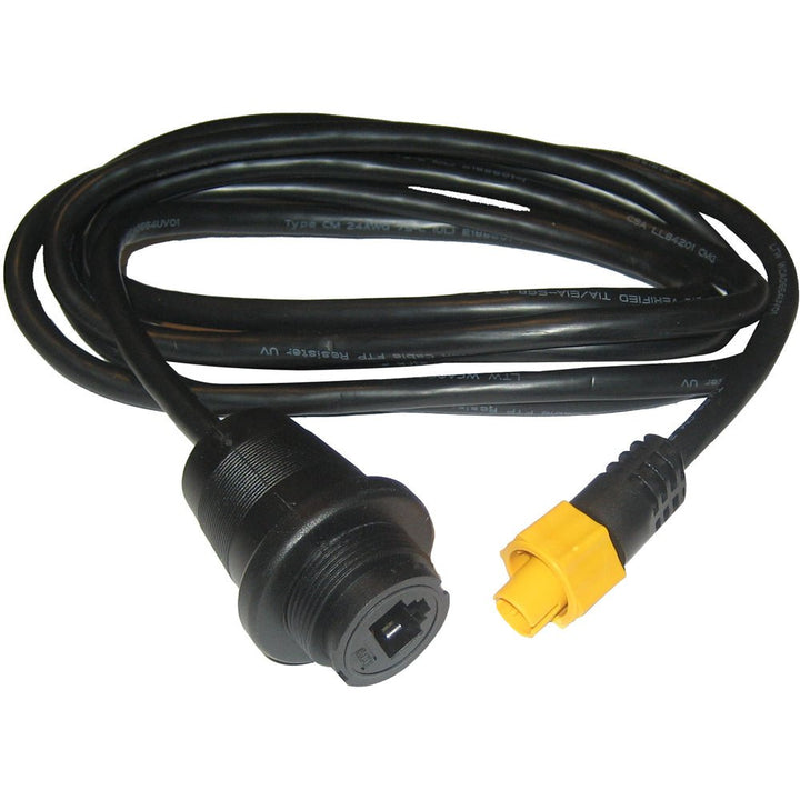 Simrad Ethernet Adapter Cable Yellow - 5P Male to RJ45 Female - 2M [000-0127-56] - Houseboatparts.com