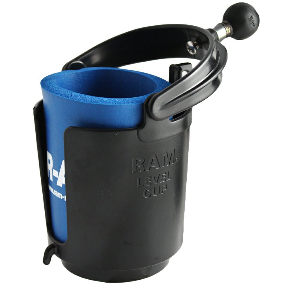 RAM Mount Drink Cup Holder w/1" Ball [RAM-B-132BU] - Houseboatparts.com