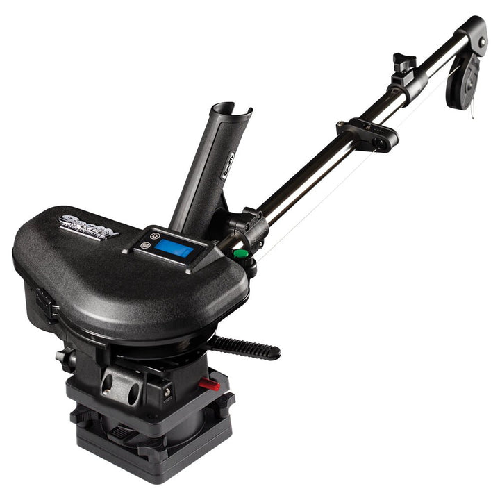 Scotty 2106 HP Depthpower Electric Downrigger 60 SS Telescoping Boom w/Swivel Base - Single Rod Holder [2106] - Houseboatparts.com