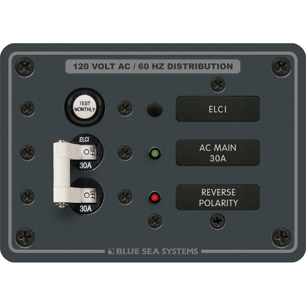 Blue Sea 8100 ELCI GFCI Panel [8100] - Houseboatparts.com