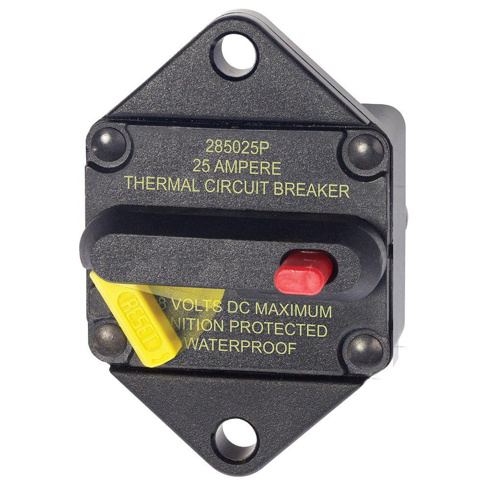 Blue Sea 7080 25 Amp Circuit Breaker Panel Mount 285 Series [7080] - Houseboatparts.com