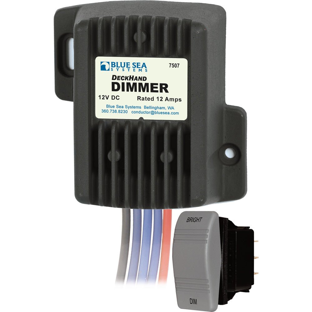 Blue Sea 7507 DeckHand Dimmer - 12 Amp/12V [7507] - Houseboatparts.com