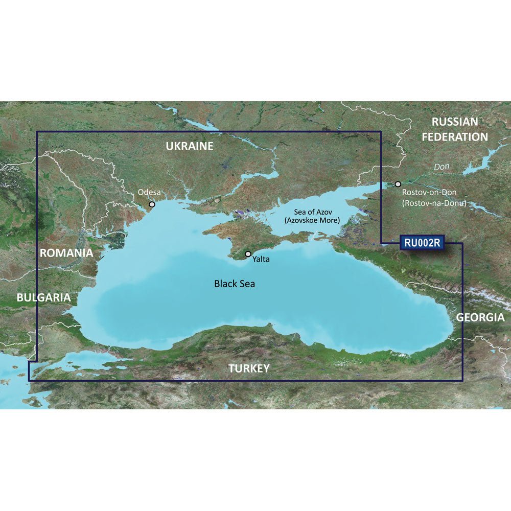 Garmin BlueChart g3 HD - HXRU002R - Black Sea Azov Sea - microSD/SD [010-C1064-20] - Houseboatparts.com