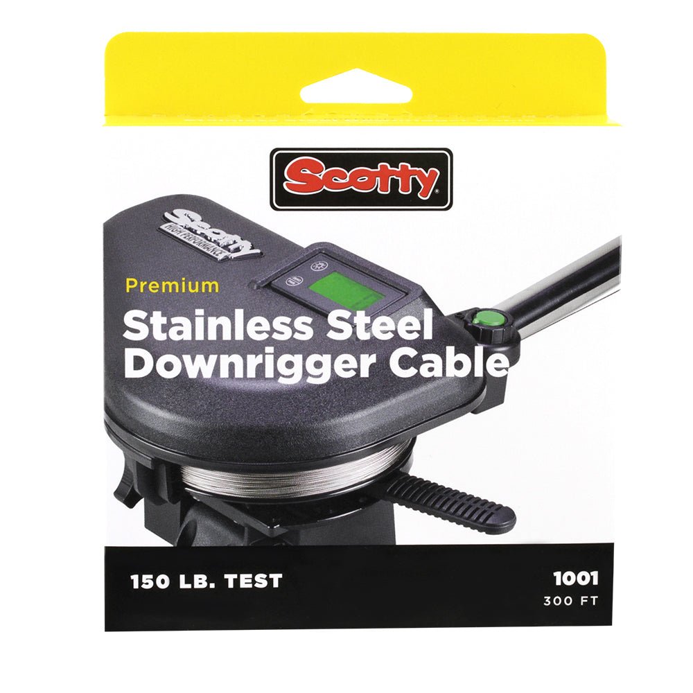 Scotty 2401K High-Performance SS Downrigger Cable - 300' [2401K] - Houseboatparts.com