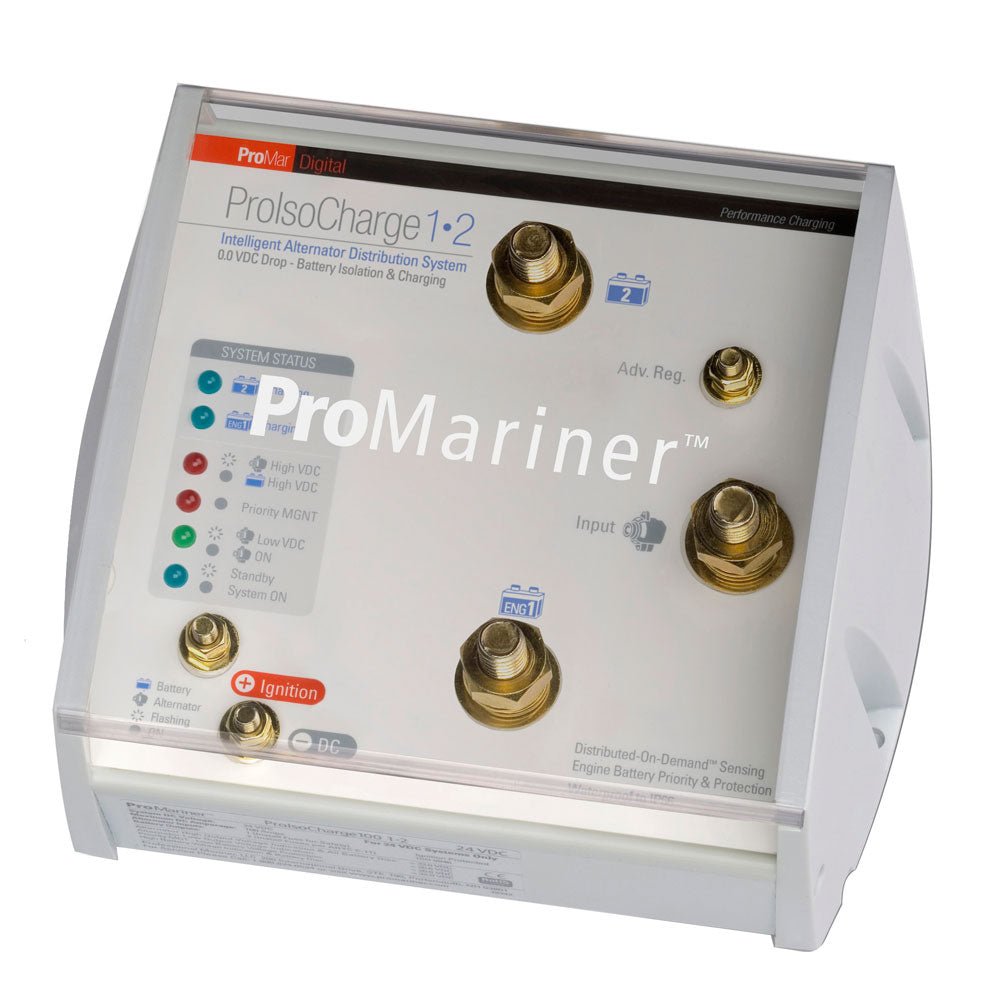 ProMariner ProIsoCharge Battery Isolator 250Amp 1-Alt 2-Bat - 12V [23123] - Houseboatparts.com