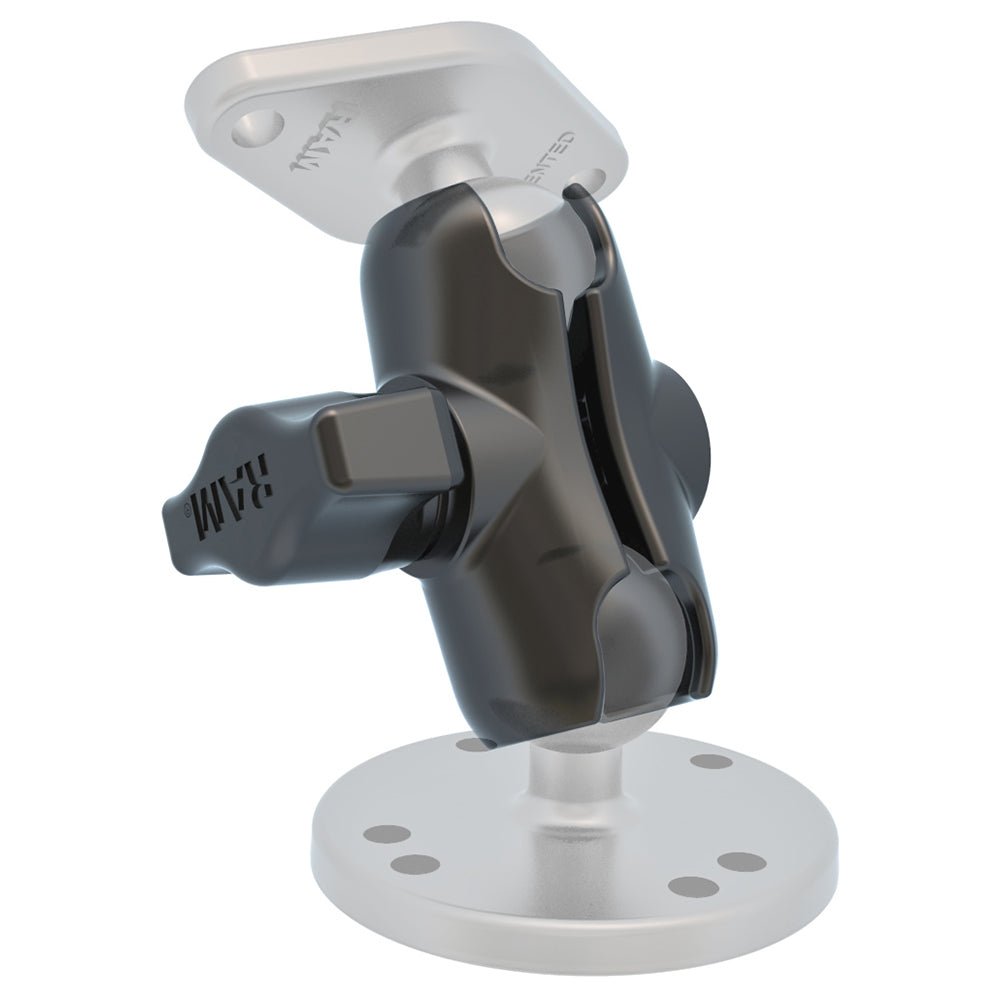 RAM Mount Short Double Socket Arm f/1" Ball Bases [RAM-B-201U-A] - Houseboatparts.com