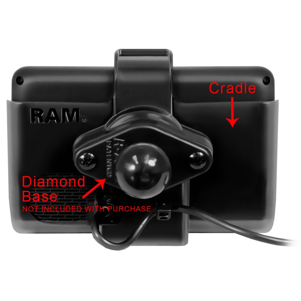 RAM Mount Cradle f/Garmin dezl Series [RAM-HOL-GA43U] - Houseboatparts.com