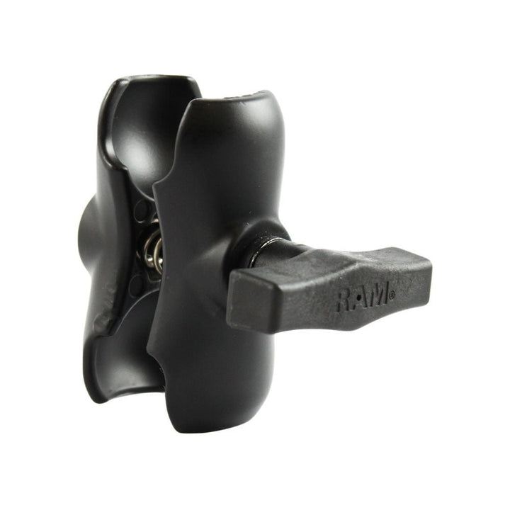 RAM Mount Short Double Socket Arm f/1.5" Ball [RAM-201U-B] - Houseboatparts.com