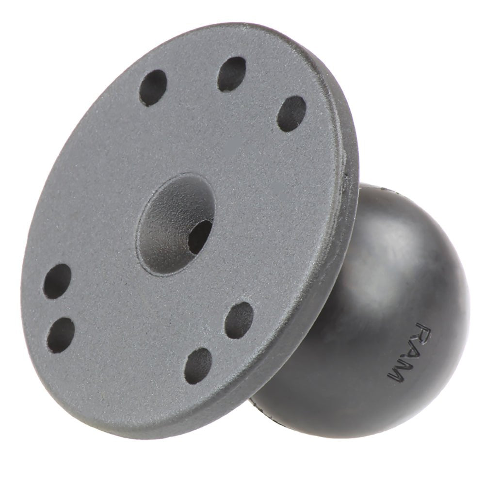 RAM Mount 2-1/2" Diameter Base w/1.5" Ball [RAM-202U] - Houseboatparts.com