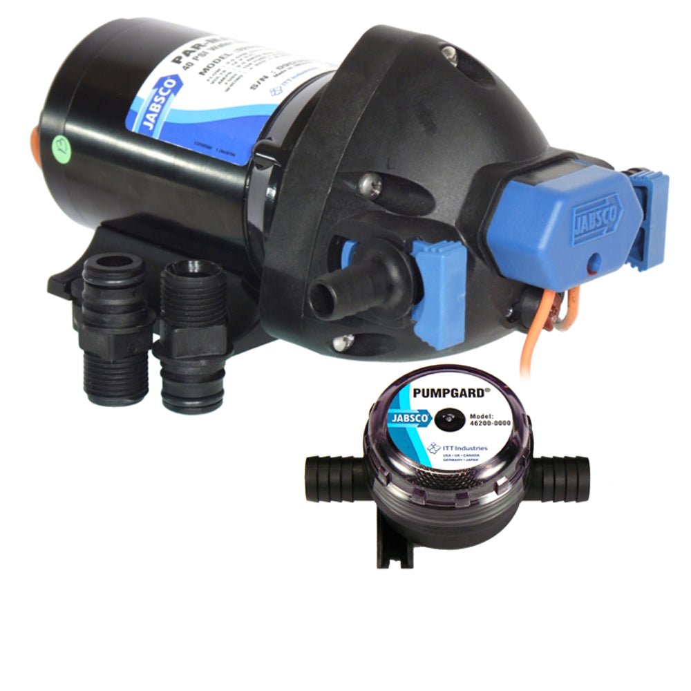 Jabsco Par-Max Shower Drain/General Purpose Pump - 3.5GPM-25psi-12VDC w/Strainer [32601-0092] - Houseboatparts.com