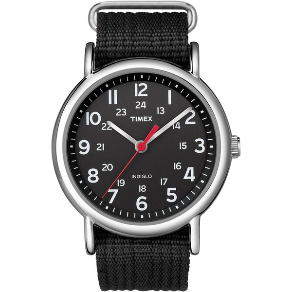 Timex Weekender Slip-Thru Watch - Black [T2N647] - Houseboatparts.com