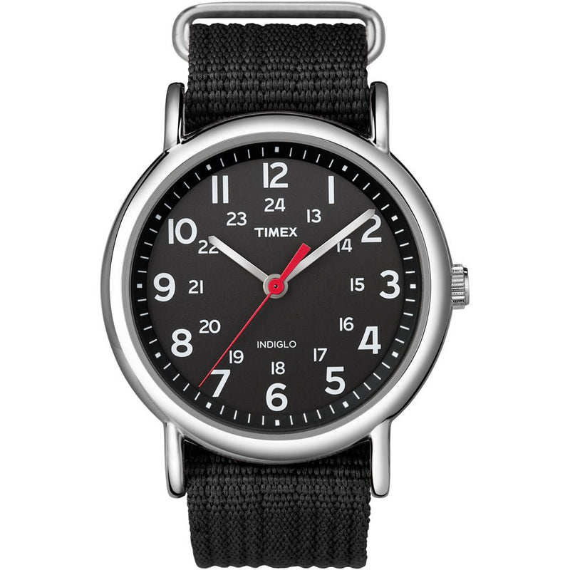 Timex Weekender Slip-Thru Watch - Black [T2N647] - Houseboatparts.com