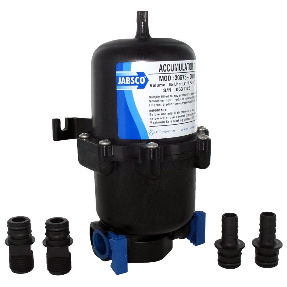 Jabsco .65L Mini Accumulator Tank w/Internal Bladder [30573-0003] - Houseboatparts.com