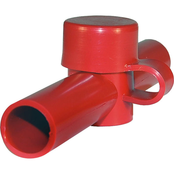 Blue Sea 4003 Cable Cap Dual Entry - Red [4003] - Houseboatparts.com