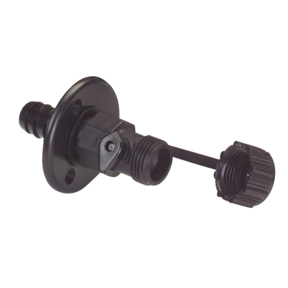 Johnson Pump Bulkhead Fitting 3/4" Hose [09-10616] - Houseboatparts.com