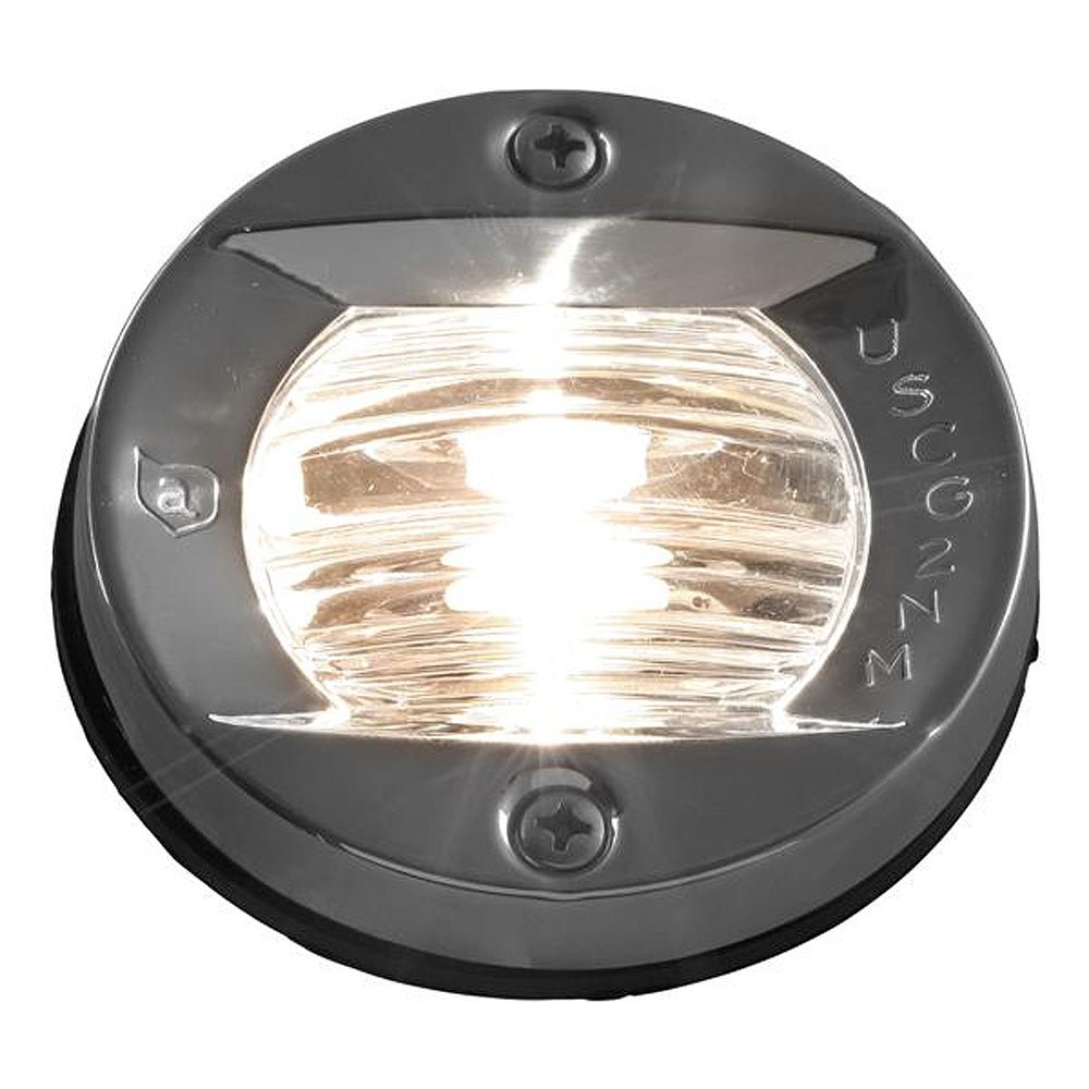 Attwood Vertical, Flush Mount Transom Light - Round [6356D7] - Houseboatparts.com