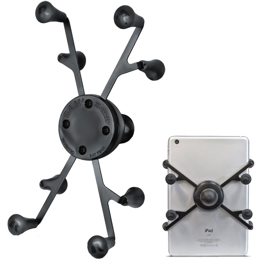 RAM Mount X-Grip Universal Tablet Holder w/1" Ball [RAM-HOL-UN8BU] - Houseboatparts.com