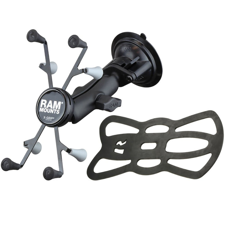 RAM Mount Twist Lock Suction Cup Base w/Universal X-Grip II [RAM-B-166-UN8U] - Houseboatparts.com