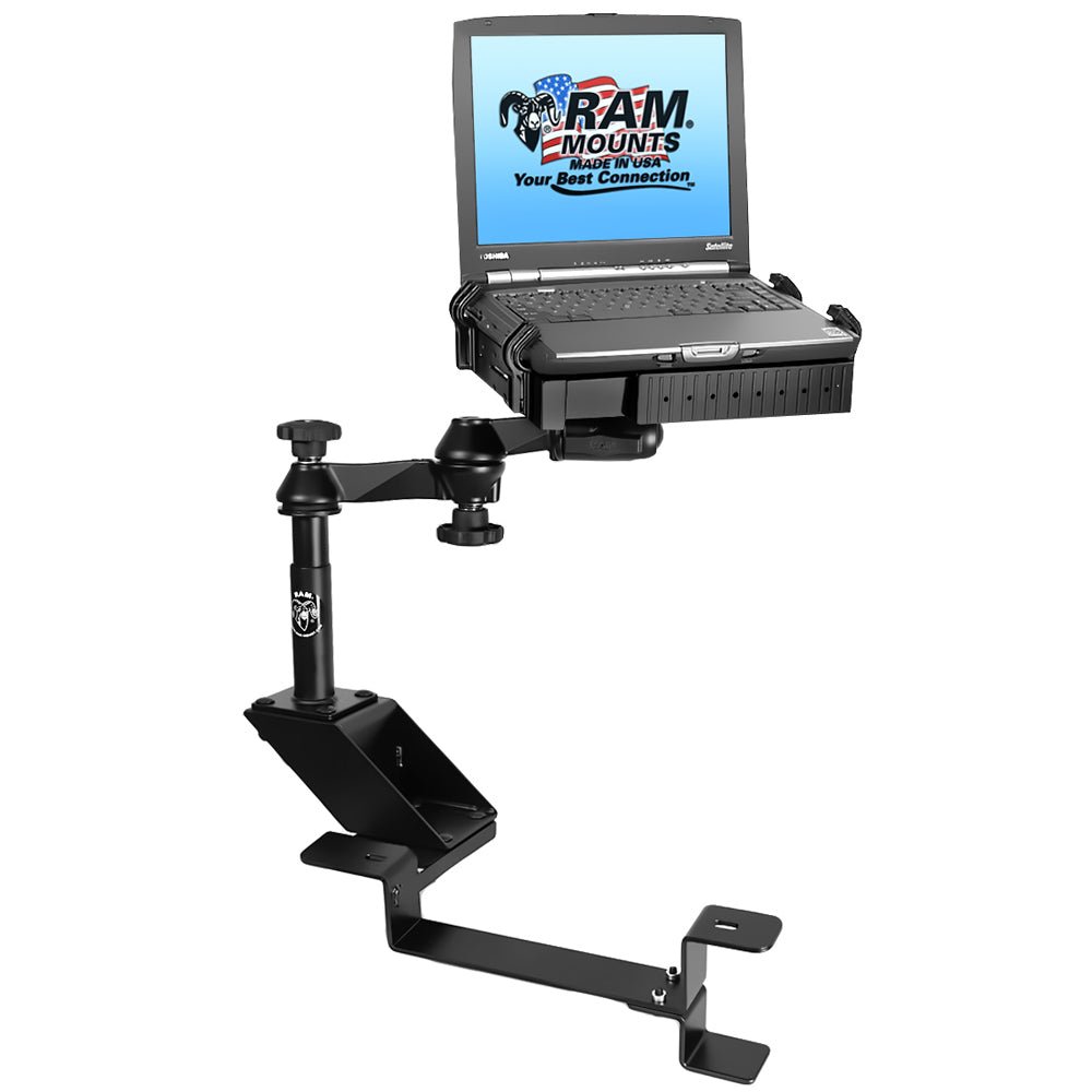 RAM Mount No-Drill Laptop Mount f/Chevrolet 2500 C/K, 3500 C/K, Silverado, Suburban, Tahoe, GMC Sierra & Yukon [RAM-VB-102-SW1] - Houseboatparts.com