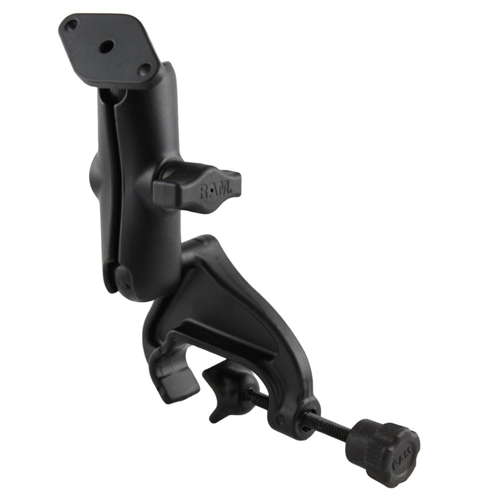 RAM Mount Yoke Clamp Mount Double Socket Arm w/Diamond Base Adapter [RAM-B-121-238U] - Houseboatparts.com