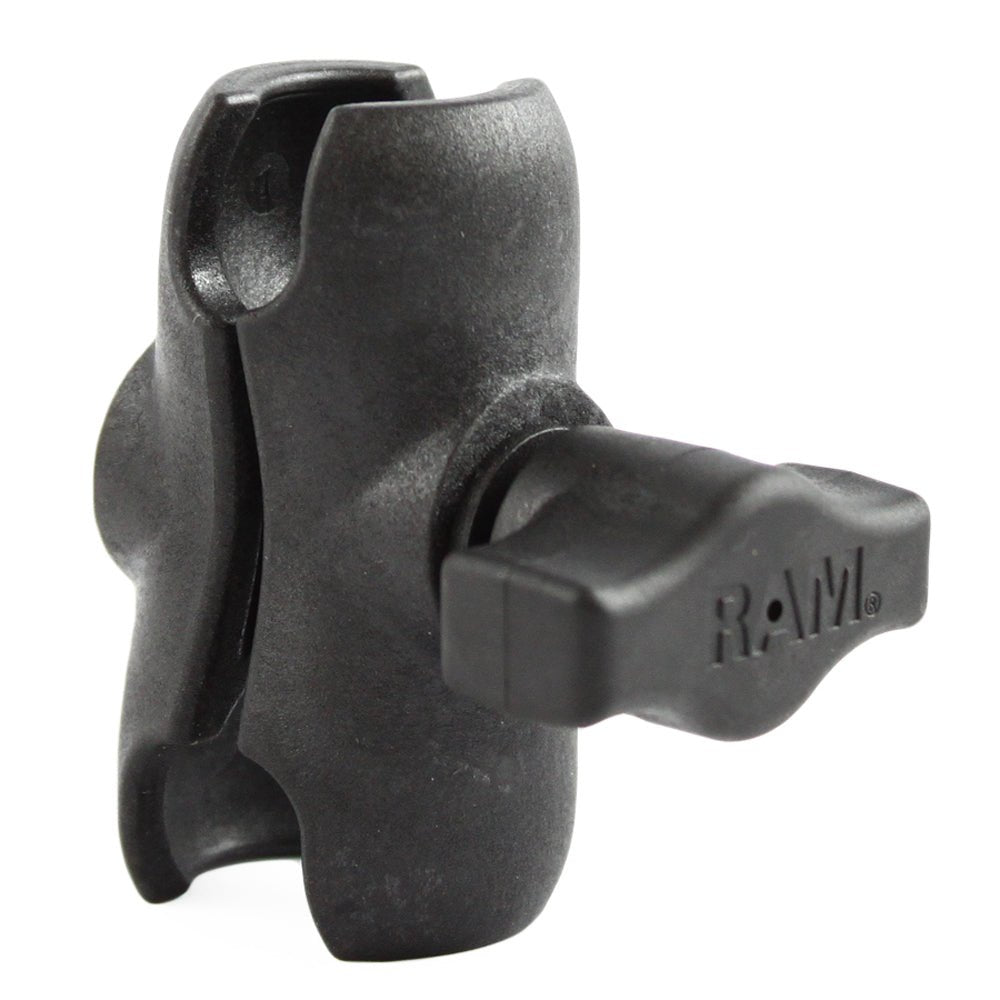 RAM Mount Composite Short Double Socket Arm f/1" Ball [RAP-B-201U-A] - Houseboatparts.com