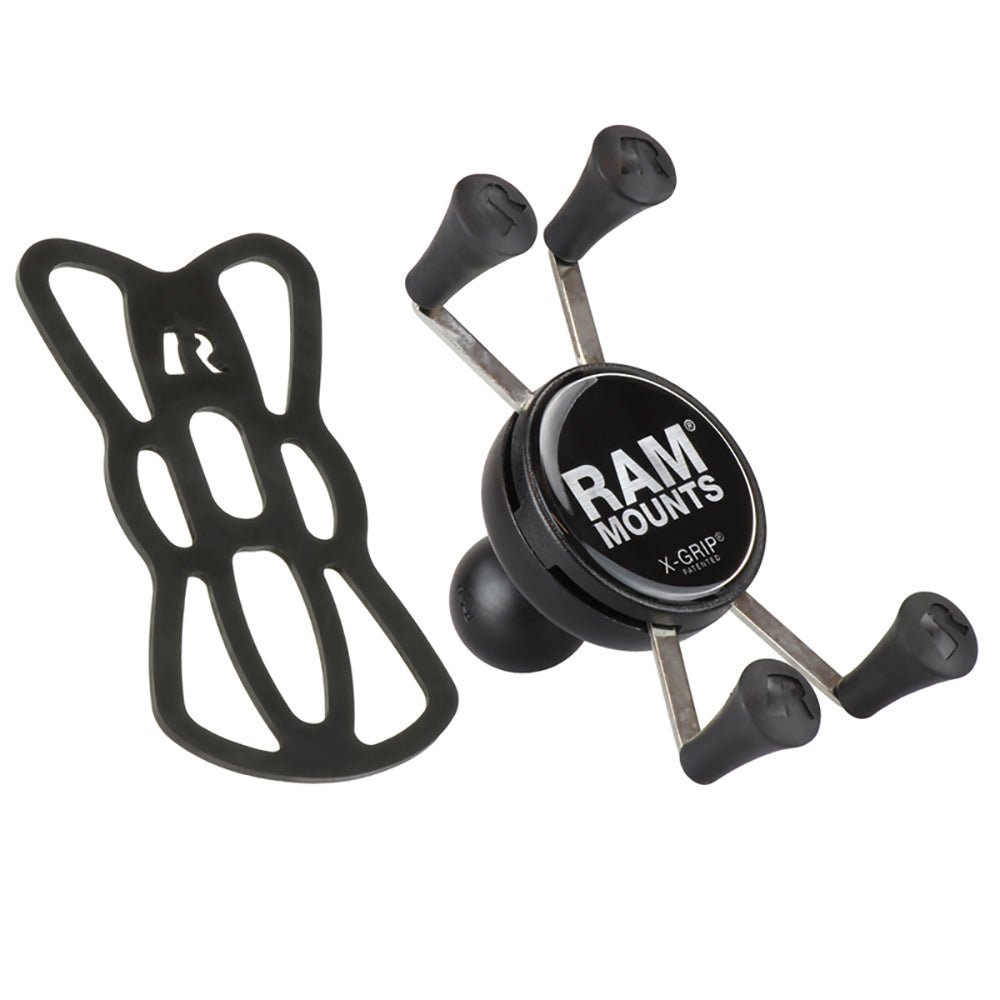 RAM Mount Universal X-Grip Cell Phone Holder w/1" Ball [RAM-HOL-UN7BU] - Houseboatparts.com