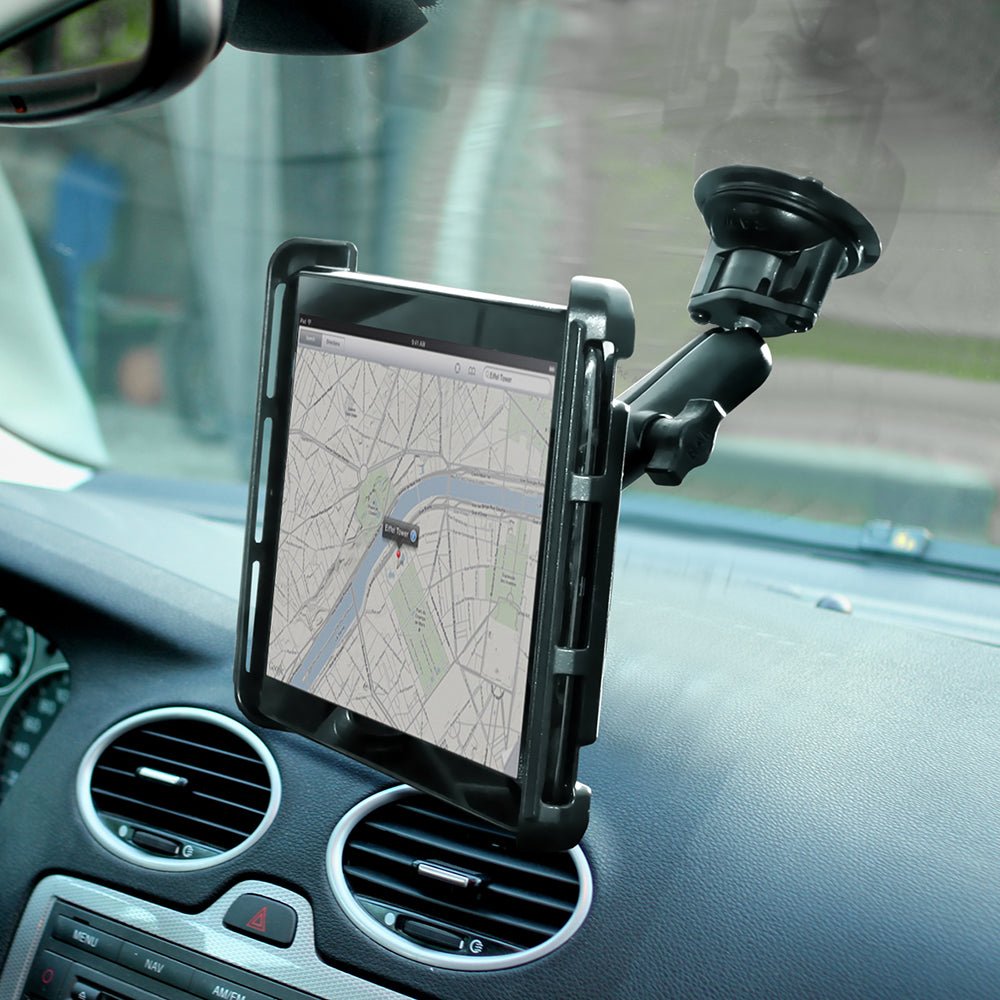 RAM Mount Tab-Tite iPad / HP TouchPad Cradle Twist Lock Suction Cup Mount [RAM-B-166-TAB3U] - Houseboatparts.com