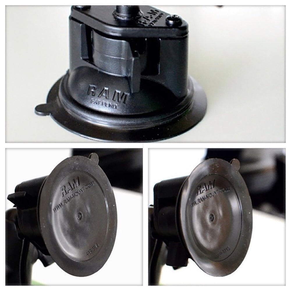 RAM Mount Tab-Tite iPad / HP TouchPad Cradle Twist Lock Suction Cup Mount [RAM-B-166-TAB3U] - Houseboatparts.com