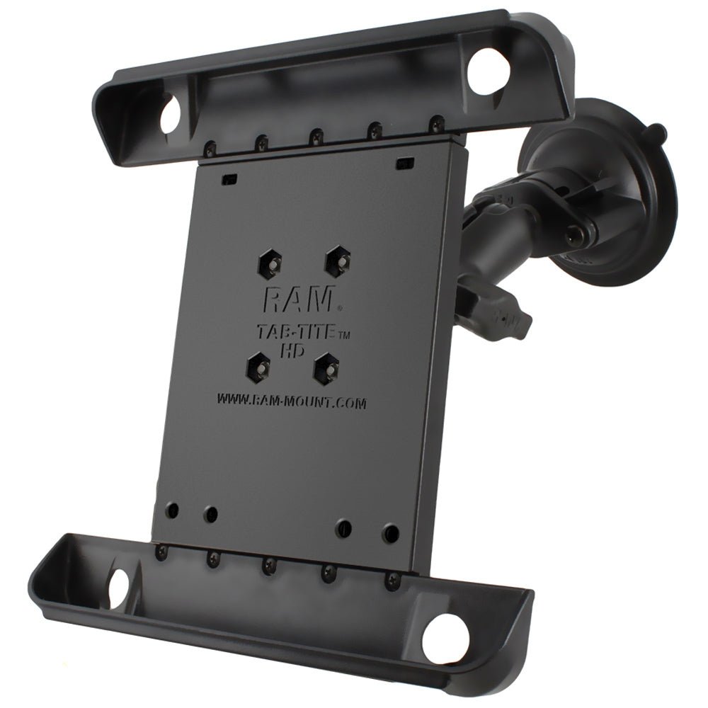 RAM Mount Tab-Tite iPad / HP TouchPad Cradle Twist Lock Suction Cup Mount [RAM-B-166-TAB3U] - Houseboatparts.com