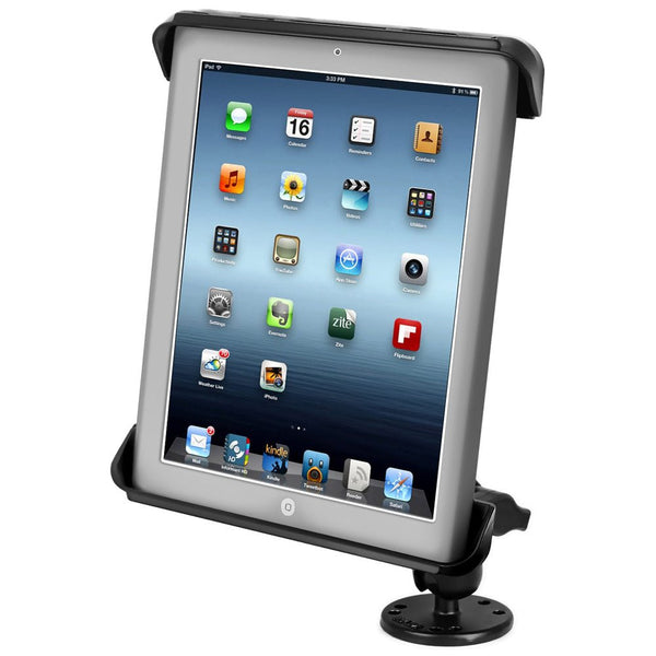 RAM Mount Tab-Tite iPad / HP TouchPad Cradle Flat Surface Mount [RAM-B-138-TAB3U] - Houseboatparts.com
