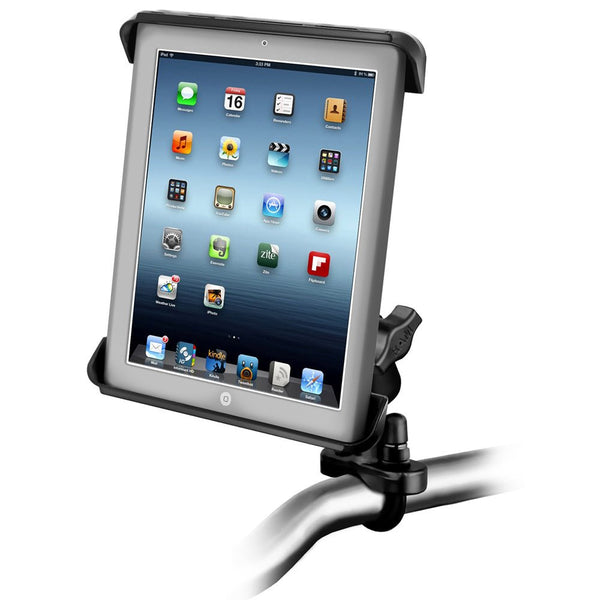 RAM Mount Tab-Tite iPad / HP TouchPad Cradle Handlebar Rail Mount [RAM-B-149Z-TAB3U] - Houseboatparts.com