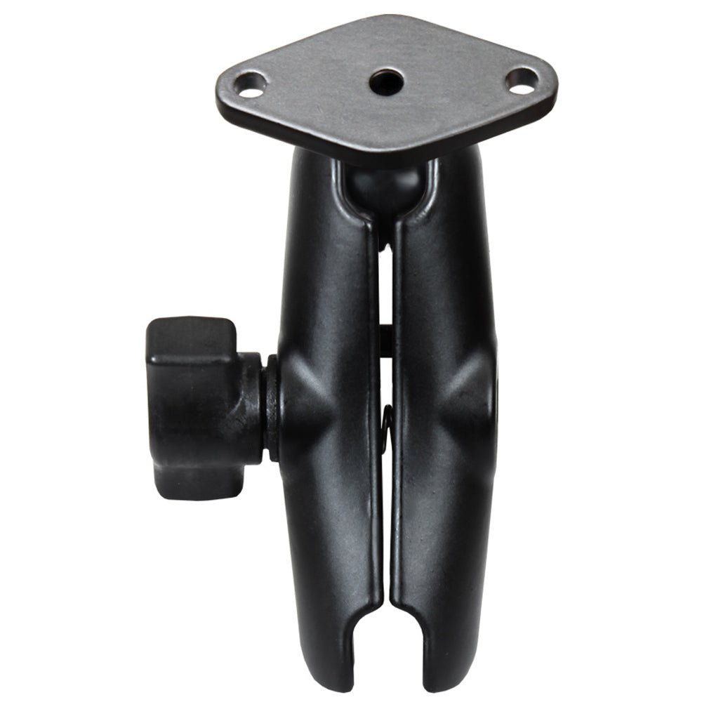 RAM Mount Double Socket Arm w/Diamond Base [RAM-B-103-238U] - Houseboatparts.com