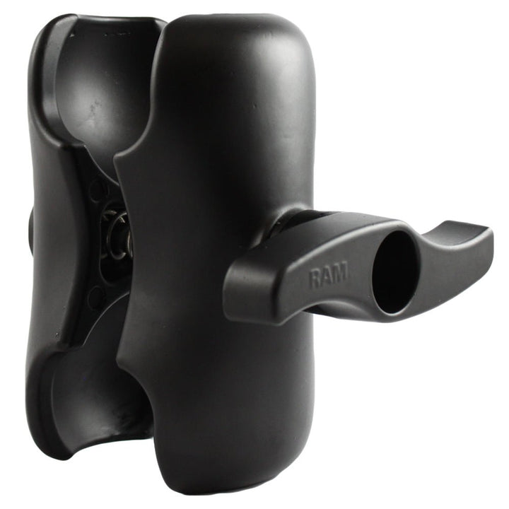 RAM Mount Double Socket Short Arm f/3-3/8" E Size Ball Base [RAM-E-201U-D] - Houseboatparts.com