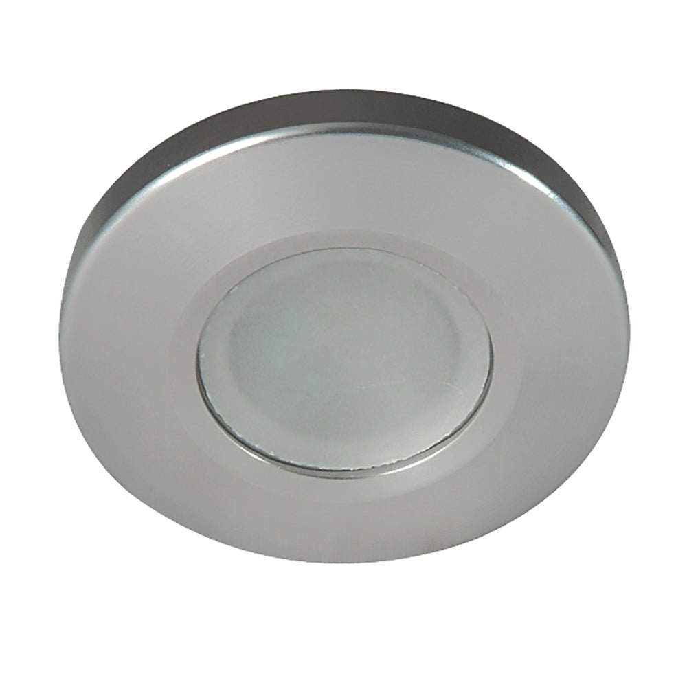 Lumitec Orbit - Flush Mount Down Light - Brushed Finish - 4-Color White/Red/Blue/Purple Non-Dimming [112500] - Houseboatparts.com