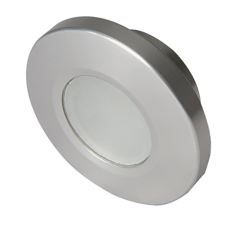 Lumitec Orbit - Flush Mount Down Light - Brushed Finish - 2-Color White/Red Dimming [112502] - Houseboatparts.com