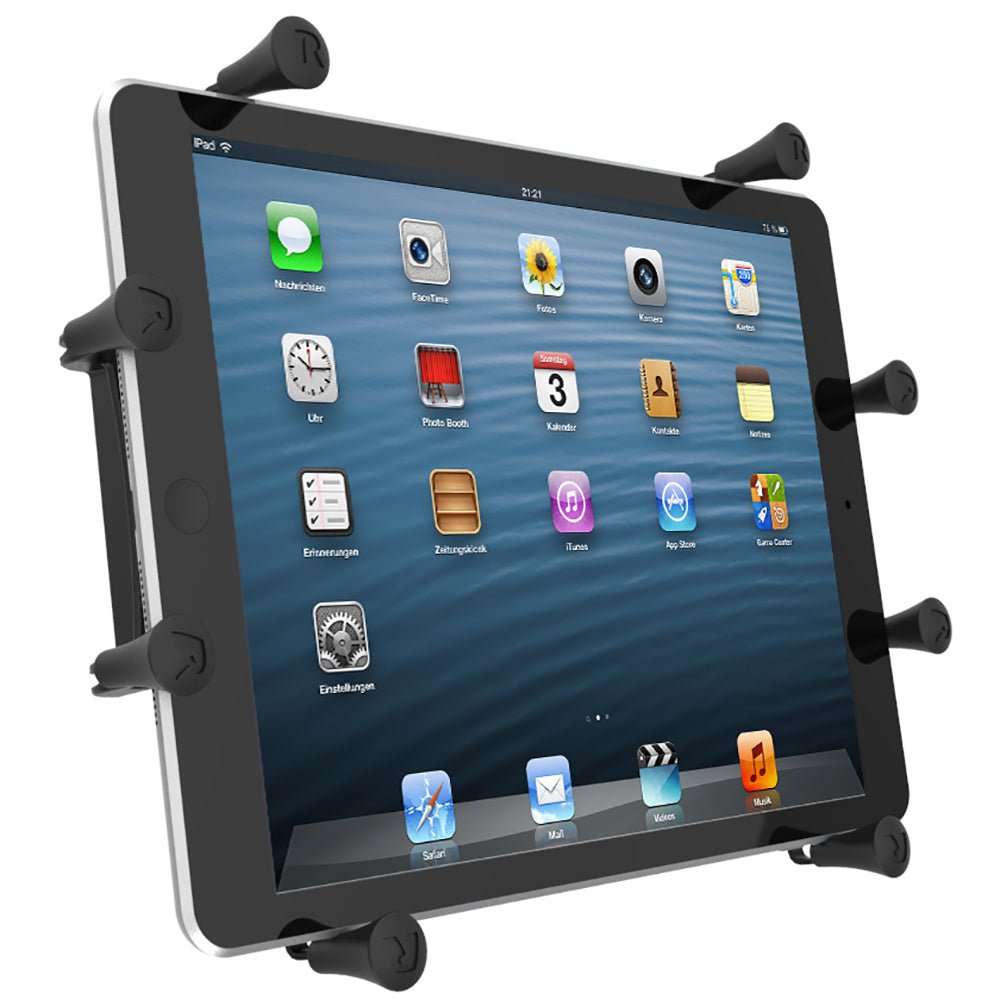 RAM Mount Universal X-Grip III Large Tablet Holder - Fits New iPad [RAM-HOL-UN9U] - Houseboatparts.com