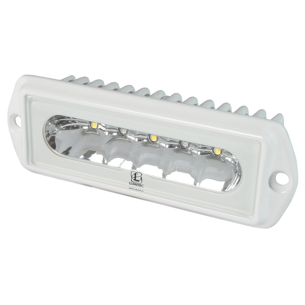 Lumitec Capri2 - Flush Mount LED Flood Light - 2-Color White/Blue Dimming [101099] - Houseboatparts.com