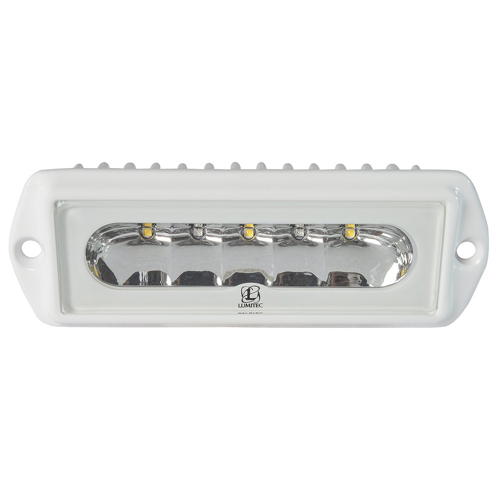 Lumitec Capri2 - Flush Mount LED Flood Light - 2-Color White/Blue Dimming [101099] - Houseboatparts.com