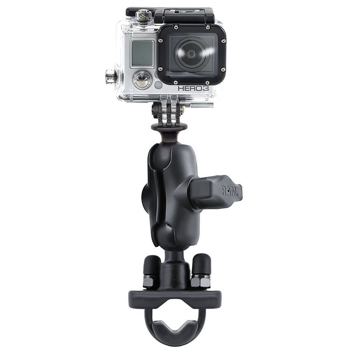 RAM Mount GoPro Hero Short Arm Handlebar Rail Mount [RAM-B-149Z-A-GOP1U] - Houseboatparts.com