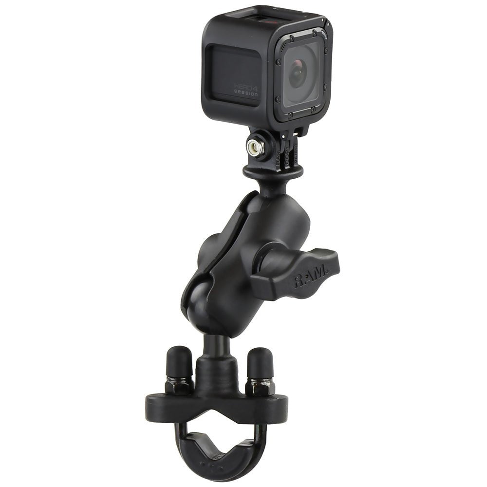 RAM Mount GoPro Hero Short Arm Handlebar Rail Mount [RAM-B-149Z-A-GOP1U] - Houseboatparts.com