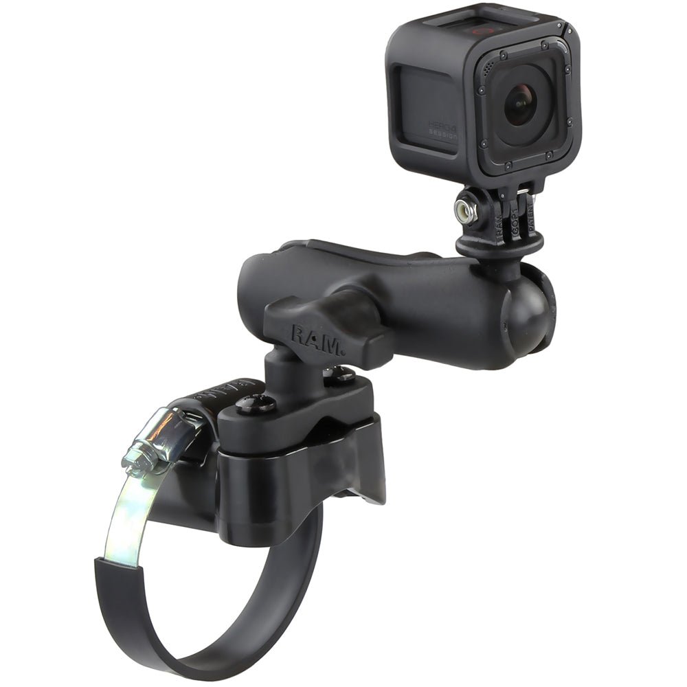 RAM Mount GoPro Hero ATV/UTV Strap Clamp Roll Bar Mount [RAM-B-149Z-2-GOP1U] - Houseboatparts.com