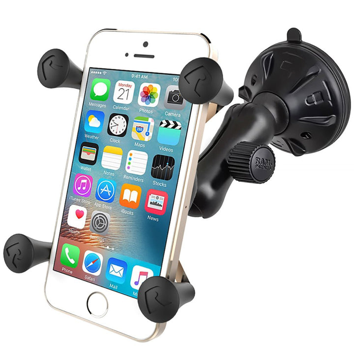 RAM Mount X-Grip Composite Twist Lock Suction Cup Mount [RAP-B-166-2-UN7U] - Houseboatparts.com