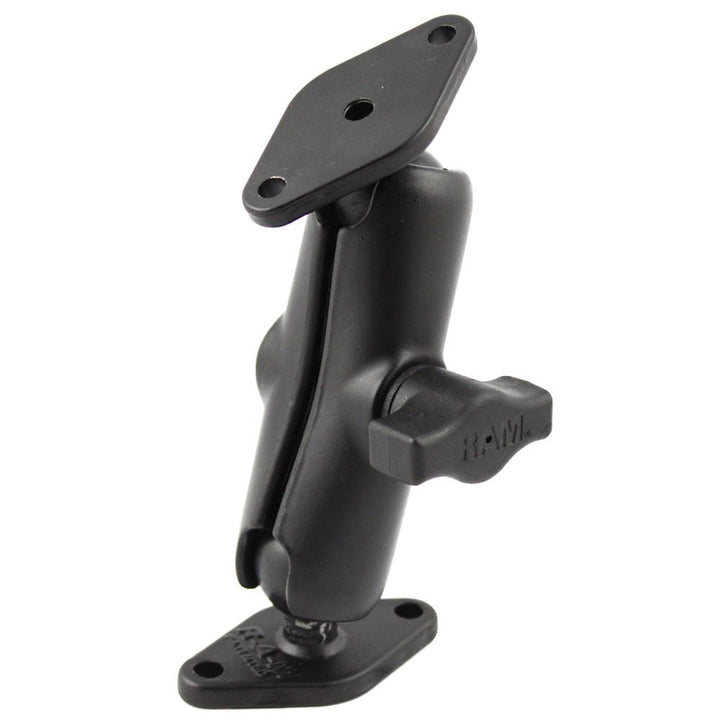 RAM Mount 1" Diameter Ball Mount w/2 Diamond Bases [RAM-B-102U] - Houseboatparts.com