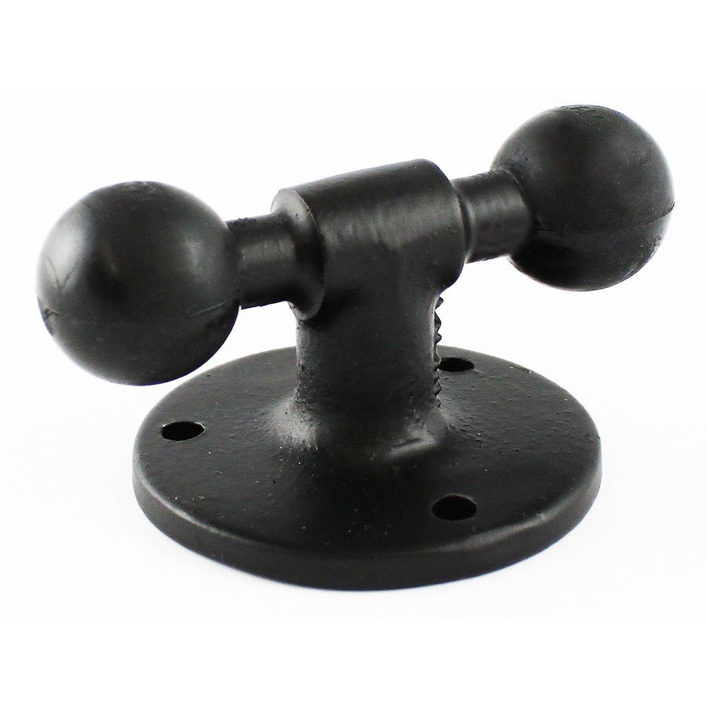 RAM Mount Double Ball w/2.5" Round Base [RAM-B-217U] - Houseboatparts.com