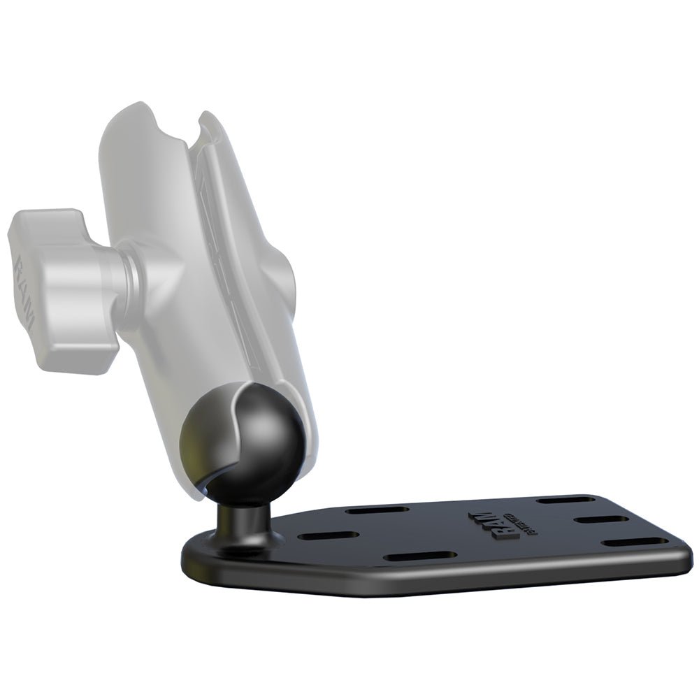 RAM Mount Motorcycle Brake/Clutch Reservoir Cover Base w/1" Ball Offset [RAM-B-346U] - Houseboatparts.com